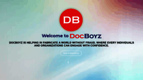 What Docboyz.in website looked like in 2020 (4 years ago)