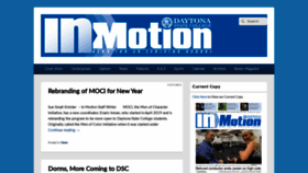 What Daytonastateinmotion.com website looked like in 2020 (4 years ago)
