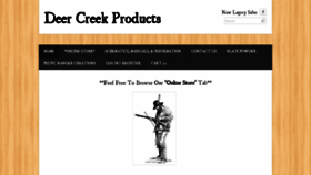 What Deercreekproducts.net website looked like in 2020 (4 years ago)