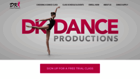 What Dkdancepro.com website looked like in 2020 (4 years ago)