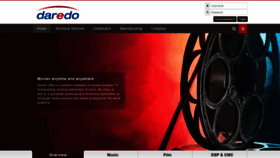 What Daredo.com website looked like in 2020 (4 years ago)