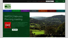 What Derbyshiredales.gov.uk website looked like in 2020 (4 years ago)