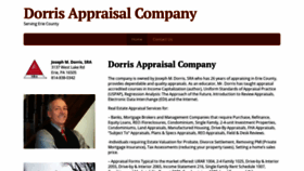 What Dorrisappraisal.com website looked like in 2020 (4 years ago)