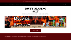 What Davesjalapenosalt.com website looked like in 2020 (4 years ago)