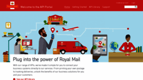 What Developer.royalmail.net website looked like in 2020 (4 years ago)