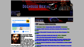 What Doghouseboxing.com website looked like in 2020 (4 years ago)