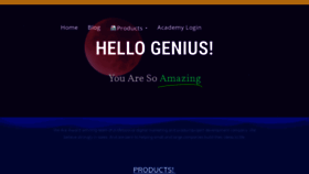 What Degenius.com website looked like in 2020 (4 years ago)