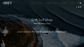 What Driftsurfshop.com website looked like in 2020 (4 years ago)