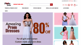 What Dreamydress.co.uk website looked like in 2020 (4 years ago)