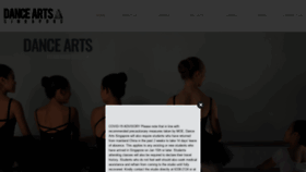 What Dancearts.com.sg website looked like in 2020 (4 years ago)