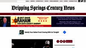 What Drippingspringsnews.com website looked like in 2020 (4 years ago)