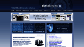 What Digitalengine.co.uk website looked like in 2020 (4 years ago)