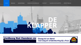 What Deklapper.be website looked like in 2020 (4 years ago)