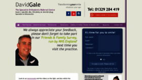 What David-gale.co.uk website looked like in 2020 (4 years ago)