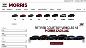 What Drivemorriscadillac.com website looked like in 2020 (4 years ago)