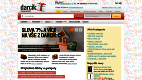 What Darcik.cz website looked like in 2020 (4 years ago)