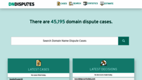 What Dndisputes.com website looked like in 2020 (4 years ago)