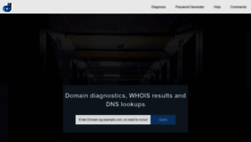 What Domaindiagnosis.com website looked like in 2020 (4 years ago)