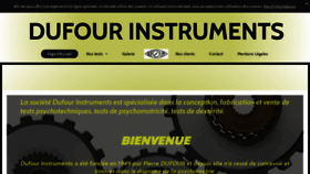What Dufourinstruments.com website looked like in 2020 (4 years ago)