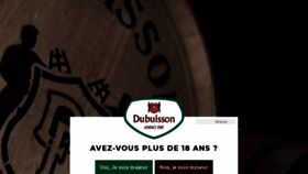 What Dubuisson.com website looked like in 2020 (4 years ago)