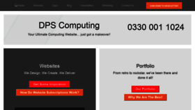 What Dpscomputing.com website looked like in 2020 (4 years ago)