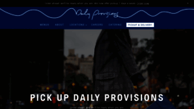 What Dailyprovisionsnyc.com website looked like in 2020 (4 years ago)