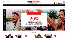 What Dress-for-less.nl website looked like in 2020 (4 years ago)