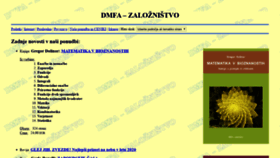 What Dmfa-zaloznistvo.si website looked like in 2020 (4 years ago)