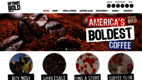 What Detroitboldcoffee.com website looked like in 2020 (4 years ago)