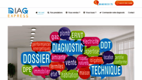 What Diagexpress.fr website looked like in 2020 (4 years ago)