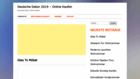 What Deutchdeko.com website looked like in 2020 (4 years ago)