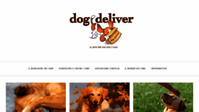 What Dogdeliver.com website looked like in 2020 (4 years ago)