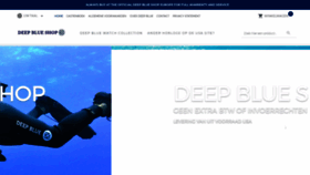 What Deepblueshop.eu website looked like in 2020 (4 years ago)