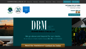 What Dbmcpa.com website looked like in 2020 (4 years ago)