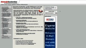 What Domain-kostenlose.de website looked like in 2020 (4 years ago)