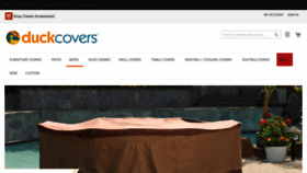 What Duckcovers.com website looked like in 2020 (4 years ago)