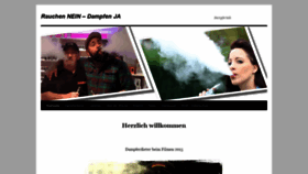 What Dampfertalk.de website looked like in 2020 (4 years ago)