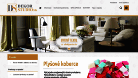 What Dekorstudio.sk website looked like in 2020 (4 years ago)