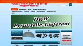 What Dkw-klose.de website looked like in 2020 (4 years ago)