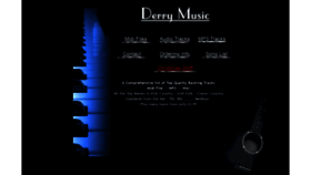 What Derrymusic.com website looked like in 2020 (4 years ago)
