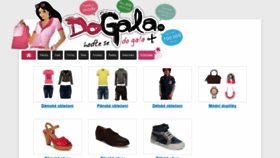 What Dogala.cz website looked like in 2020 (4 years ago)