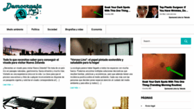 What Democraciarealya.es website looked like in 2020 (4 years ago)