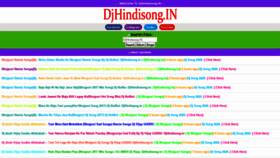 What Djhindisong.in website looked like in 2020 (4 years ago)