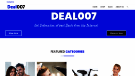 What Deal007.com website looked like in 2020 (4 years ago)