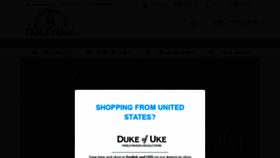 What Dukeofuke.co.uk website looked like in 2020 (4 years ago)