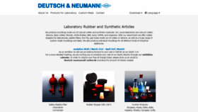 What Deutsch-neumann.de website looked like in 2020 (5 years ago)