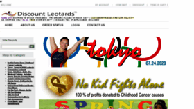 What Discountleotards.com website looked like in 2020 (6 years ago)