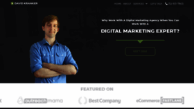 What Davidkranker.com website looked like in 2020 (4 years ago)