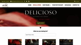 What Delicioso.co.uk website looked like in 2020 (4 years ago)