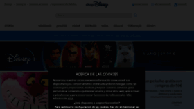 What Disneystore.es website looked like in 2020 (4 years ago)